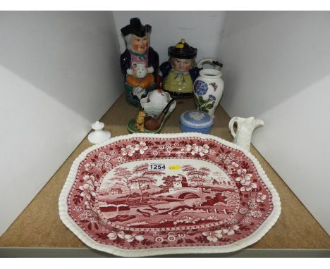 Quantity of China to include Wedgwood and Wade Pipe Stand 