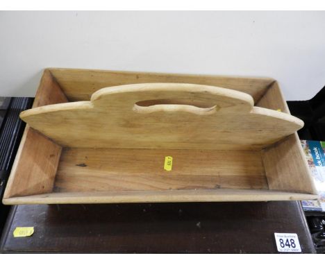 Vintage Wooden Cutlery Tray 