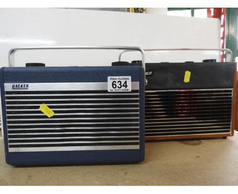 2x Vintage Hacker Radios 