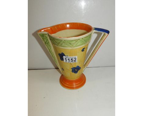 Myott &amp; Co Art Deco Hand Painted Lemonade Jug 