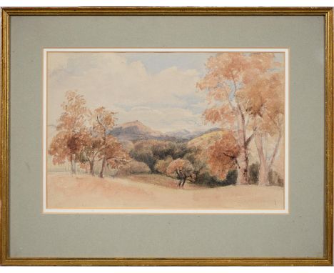 Peter de Wint (1784-1849) - Park in the Lake District, watercolour, 23 x 34.5cm,&nbsp;General Sir Charles Ellicombe (1783-187