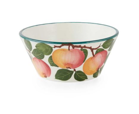 A WEMYSS WARE BOWL 'APPLES' PATTERN, CIRCA 1900 impressed WEMYSS WARE/ R. H. &amp; S.Dimensions:22.5cm diameter