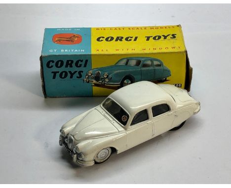 Boxed Corgi 208 Jaguar 2.4 litre saloon in good condition please see images for condition 