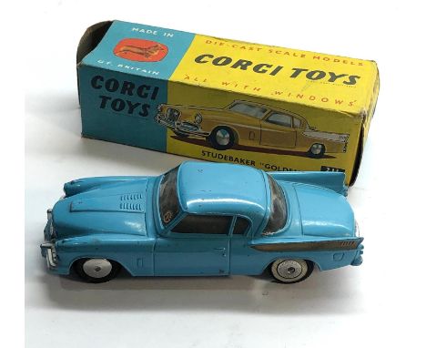 Boxed Corgi 211 Studebaker golden hawk in good condition please see images for condition 