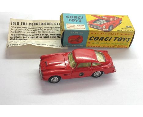 Boxed Corgi 218 Aston Martin D.B.402 in good condition please see images for condition 