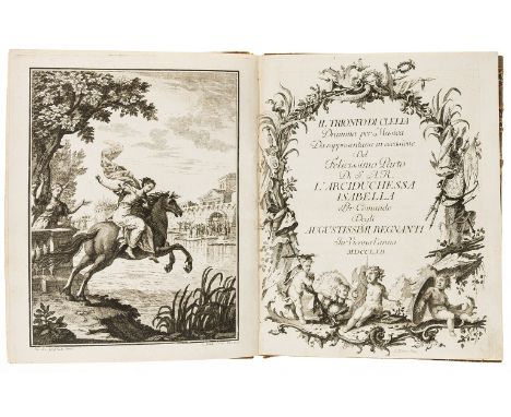 Opera.- Metastasio (Pietro Antonio Domenico Trappassi, called Il ) Il Tironfo di Clelia. Dramma per Musica, first edition, ha