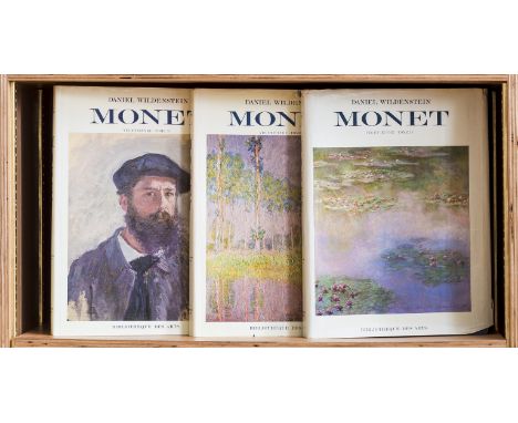 NO RESERVE Monet (Claude).- Wildenstein (Daniel) Claude Monet: Biographie et Catalogue Raisonné, vol.2-4 only (of 5: Peinture