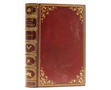 Zaehnsdorf.- [Apperley (Charles James)] "Nimrod", The Life of a Sportsman, first edition, first issue, ALs by author tipped-i