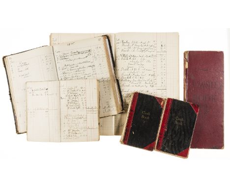 NO RESERVE Oxford Estate Agents.- Buckell &amp; Ballard.- 7 account books, manuscripts, numerous pp., slightly browned, a few