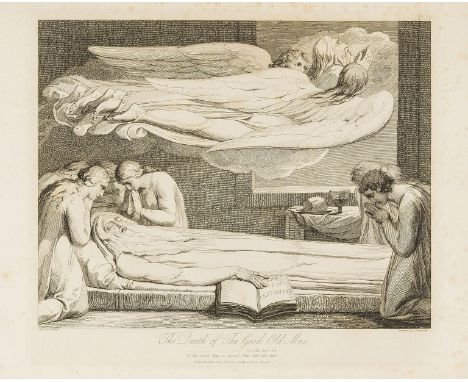 Blake (William).- Blair (Robert) The Grave. A Poem, subscribers' copy, engraved portrait frontispiece of William Blake by Lou