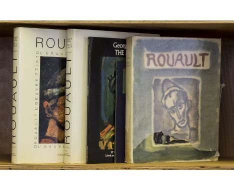 NO RESERVE Rouault (Georges).- Dorival (Bernard) &amp; Isabelle Rouault. Rouault: L'Oeuvre Peint, 2 vol., illustrations, some