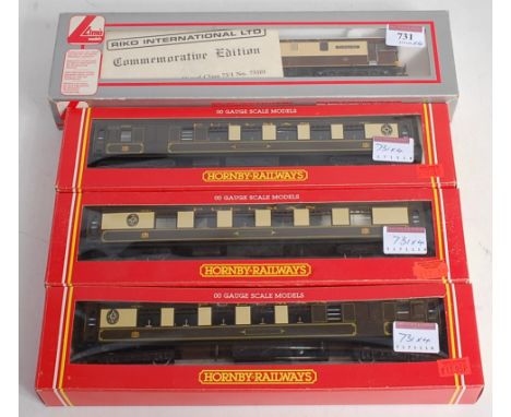 Lima class 73/1 Electro-diesel Pullman livery No. 73101 'The Royal Alex' (NM-BNM) and sold with 3 boxed Hornby second series 