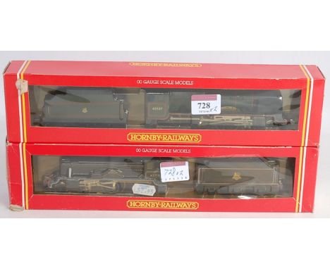 Hornby R578 BR lined green Patriot class engine and tender 'Private E Sykes VC' (G-BG), sold with R860 BR lined black 'The Py