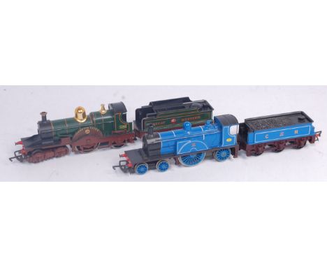 Triang 'Lord of the Isles' engine and tender missing coal (G), together with Caledonian single No. 123 engine and tender (G)