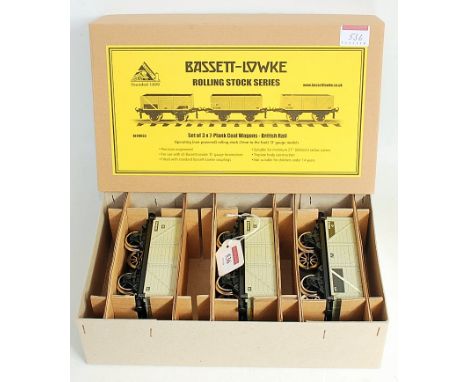 Corgi for Bassett Lowke set of three 7-plank coal wagons BR BL99033 (NM) (BNM)