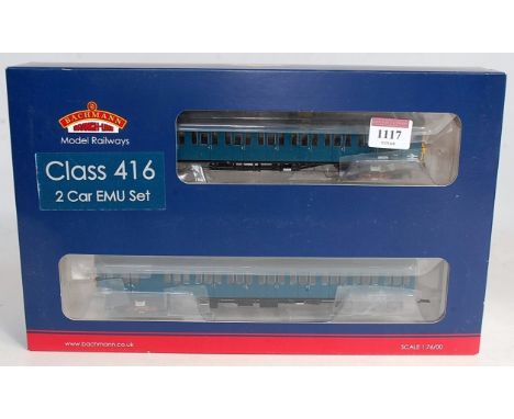 A Bachmann 31-375 BR blue class 416 2-car EMU set, DCC ready