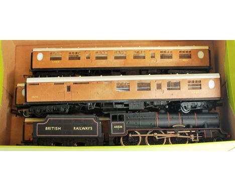 Mainline rebuilt Patriot class engine and tender early British Railways black No. 45536 'Private W Woods VC' (G) together wit