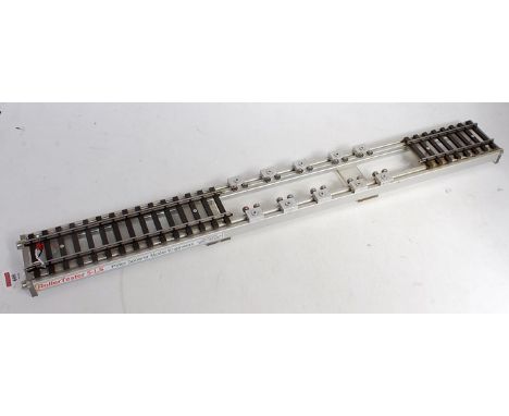 Gauge 1 Roller Tester 5-LS Peter Spoerer Model Engineers (G-NM) together with a quanity of Gauge 1 Track