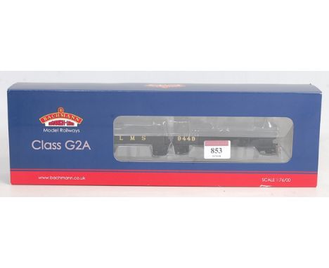 A Bachmann 31-476 LMS black class G2A engine and tender No. 9449 with instructions DCC ready (M-BM)
