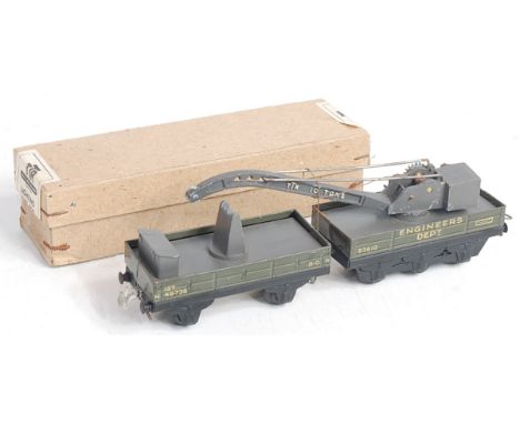 Boxed Trix Twin Railway ref. 767 coach lighting kit with instructions (G-BG), together with unboxed breakdown crane and truck