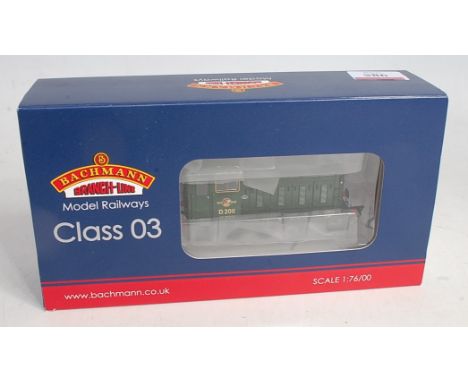 A Bachmann No. 31-360 Class 03 diesel shunter No. D2011, finished in BR plain green with late crest (NM-M,BNM)