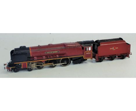 Hornby Dublo 'City of London' engine and tender fitted with Scalespeed motor and some repainting to black areas and touching 