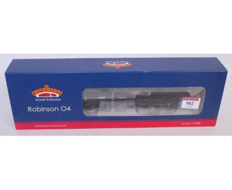 A Bachmann No. 31-001 Robinson 04080 locomotive and tender, finished in BR black with late crest and number 63601 to cabsides