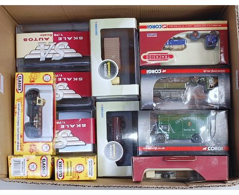 Quantity of diecast vehicles 11 Corgi, 3 Oxford, 3 Skaledale, 3 Classix mixed selection (M-BM)