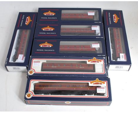 7 Bachmann LMS bogie coaches and parcels vans (NM-BNM)