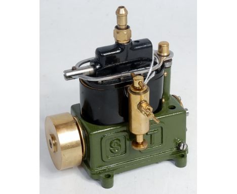A Stuart Turner Sun trunk piston design hydroplane racing engine, comprising of twin acting single cylinder, fitted with disp