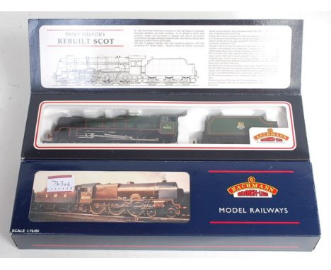 Bachmann 31-225 Rebuilt Scot class engine and tender No. 46102 'Black Watch', no military crest present (G-BG) together with 