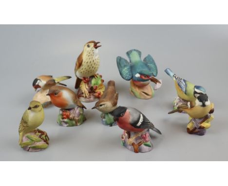 Collection of Royal Worcester bird figures