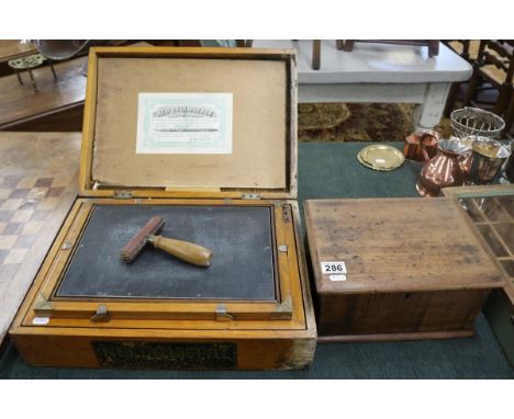 Neocyclostyle printing box together with oak trinket box