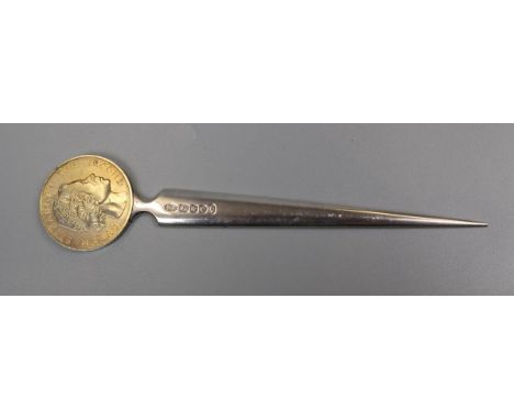Hallmarked silver letter opener by Stuart Devlin