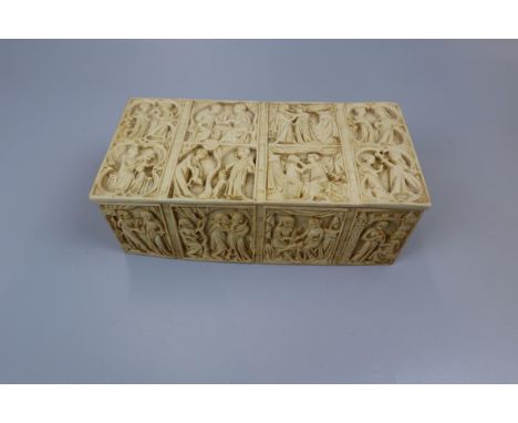 Ivory effect trinket box