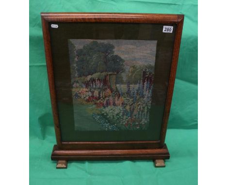 Tapestry firescreen