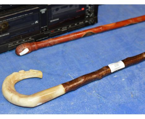 SHEPHERDS CROOK &amp; 1 OTHER STICK     