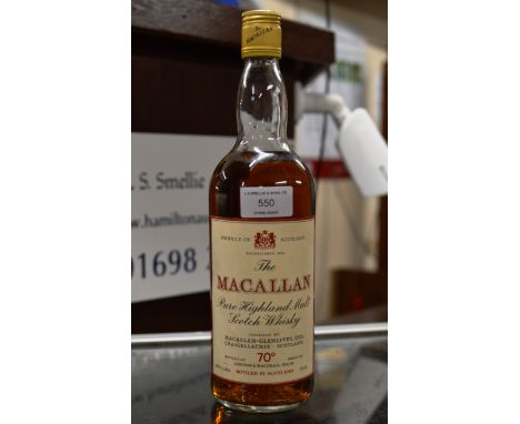 THE MACALLAN RARE PURE HIGHLAND MALT SCOTCH WHISKY, DISTILLED IN 1937, BOTTLED BY GORDON &amp; MACPHAIL – 75CL, 70° PROOF