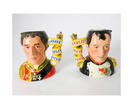 Set includes: Napoleon (blue and white uniform; yellow and white handle) and Wellington (red and gold uniform; yellow an whit