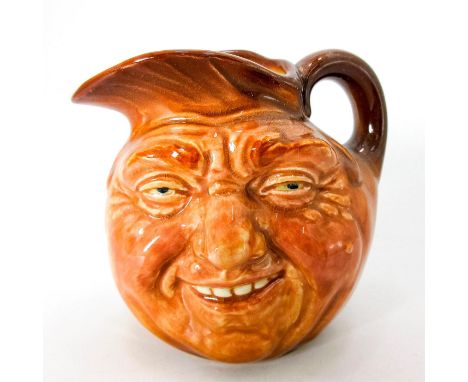 Style Two: Outside jug. Brown rim; light brown face.John Barleycorn is the personification of barley, the grain source of mal