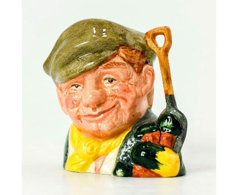 Style One, spade and vegetables handle. Variation Two, yellow scarf; white shirt; light brown hat.Artist: David B. BiggsIssue