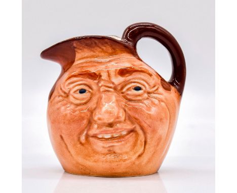 Style One, handle inside jug. Brown rim with light brown body.John Barleycorn is the personification of barley, the grain sou