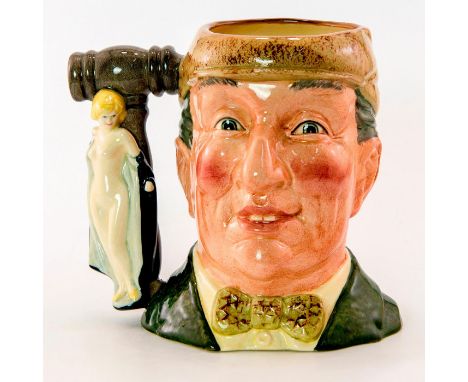 Green coat and bow tie, light brown cap. Handle; auctioneer's gavel and The Bather HN687.Royal Doulton backstamp. A Special e