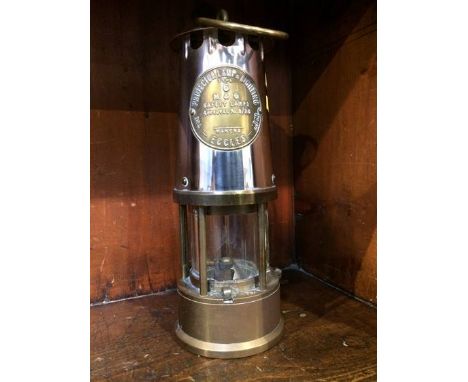 An Eccles Protector Miners lamp