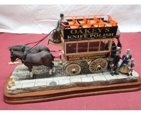 Border Fine Arts 'The London Omnibus' modelled by R J Ayres no.BO7036 Ltd. ed 155/500 