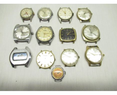 Ingersoll hand wound digital wristwatch, other mechanical and automatic wristwatches including Timex, Buler, Regency, Josman 
