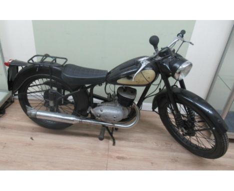BSA Bantam, 125cc petrol motor cycle, registration number KHL162, first registered 08/04/1957, milometer reading 15083, with 