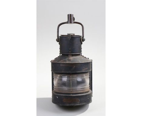 Masthead ships lamp by Birmingham Engineering Company Ltd