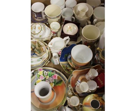 Mix of ceramics including Japanese Noritake, Spode and Coalport items, (Qty)