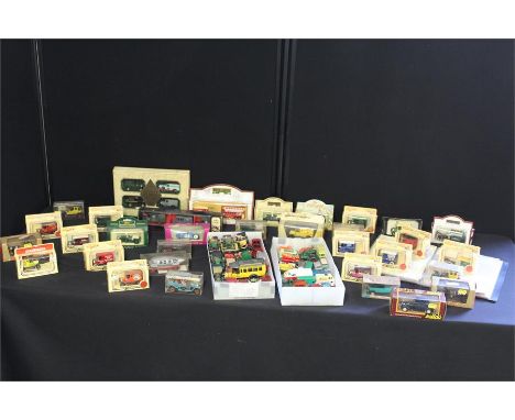 Collection of Lledo and Days Gone boxed cars, loose dinky, Lesney and Corgi toy cars, (qty)